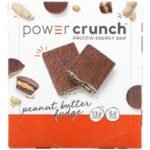 BNRG, Power Crunch, Protein Energy Bars, Peanut Butter Toffee, 12 Bars α 1.4 oz (40 g),BNRG, Power Crunch, Protein-Energieriegel, Erdnussbutter-Toffee, 12 Riegel α 1,4 oz (40 g)