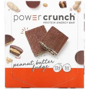 BNRG, Power Crunch, Protein Energy Bars, Peanut Butter Toffee, 12 Bars α 1.4 oz (40 g),BNRG, Power Crunch, Protein-Energieriegel, Erdnussbutter-Toffee, 12 Riegel α 1,4 oz (40 g)