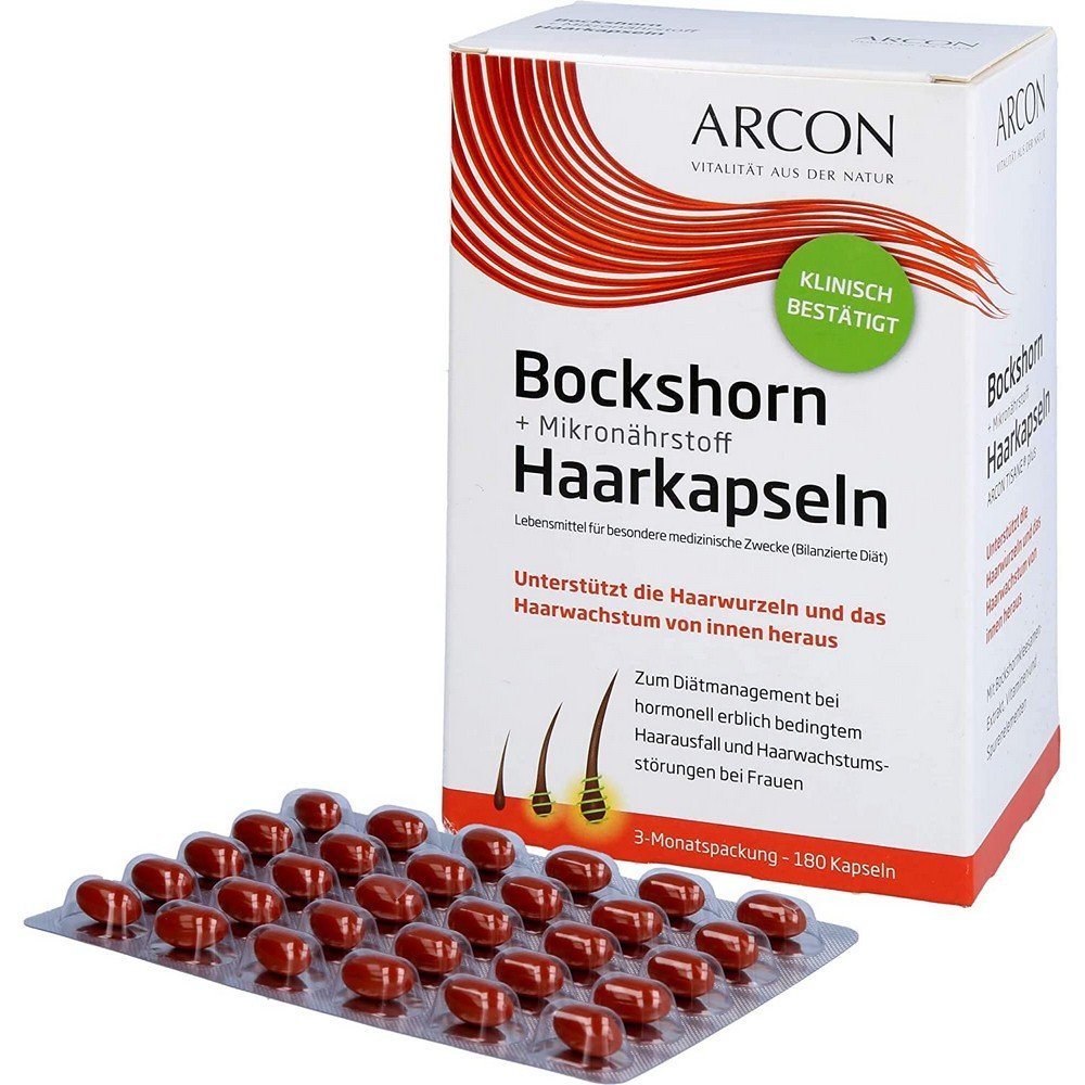 BOCKSHORN + micronutrient hair capsules Tisane plus, 180 pcs