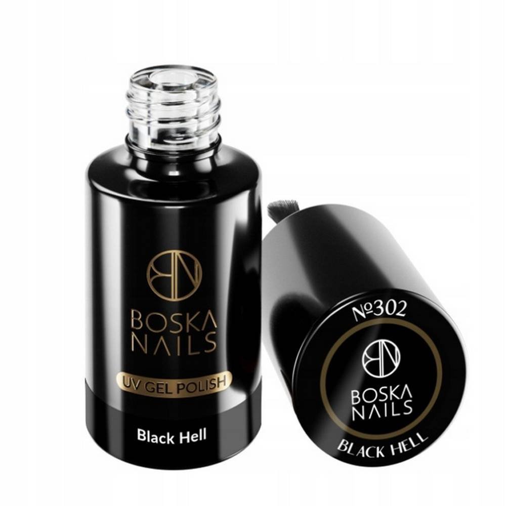 Boska Nails Black Hell 302, 6ml - Imagen 2