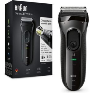 Braun Series 3 ProSkin 3020s black foil shaver;Braun Series 3 ProSkin 3020s Rasierer mit schwarzer Folie