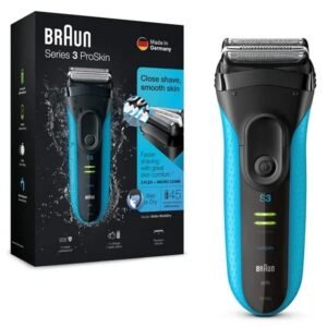 Braun Series 3 ProSkin 3040s blue foil shaver;Braun Series 3 ProSkin 3040s blauer Folienrasierer