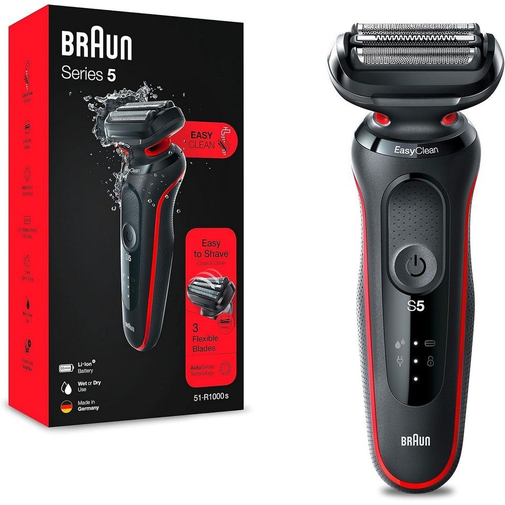 Braun Series 5 51-R1000s, Red;Braun Series 5 51-R1000s, Rot