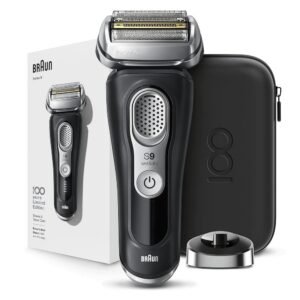 Braun Series 9 Design Edition Razor, Black/Silver, 100 Years Braun;Braun Series 9 Design Edition Rasierer, Schwarz/Silber, 100 Jahre Braun