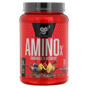 BSN, AminoX, Endurance and Recovery, Fruit Punch, 1.02 kg (2.24 lb.),BSN, AminoX, Ausdauer und Regeneration, Fruchtpunsch, 1,02 kg (2,24 lb.)