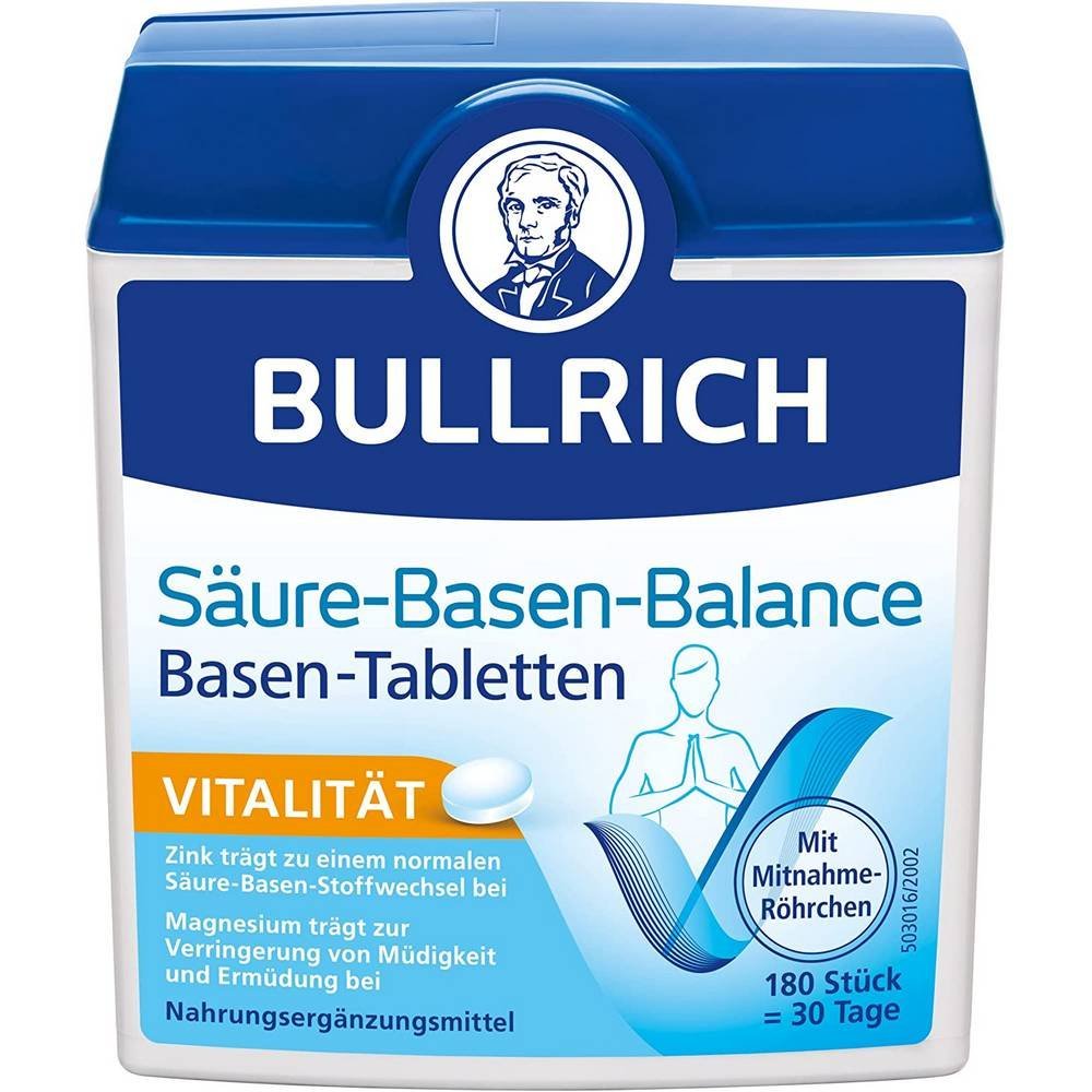 BULLRICH acid base balance tablets, 180 pcs