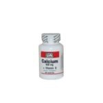 Calcium + Vitamin D 600 mg, 60, Калций + Витамин D 600 мг