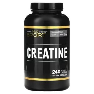 California Gold Nutrition, Creatine Monohydrate, creatine monohydrate, 240 vegetable capsules,California Gold Nutrition, Creatine Monohydrate, Kreatinmonohydrat, 240 pflanzliche Kapseln