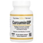 California Gold Nutrition, CurcuminUP, Omega-3 Curcumin Complex, 30 Fish Gelatin Capsules,California Gold Nutrition, CurcuminUP, комплекс с омега-3 и куркумином, 30 капсул из рыбьего желатина