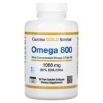 California Gold Nutrition, Omega 800 Pharmaceutical Grade Fish Oil, Omega 800 Pharmaceutical Grade Fish Oil, 80% EPA/DHA, Triglyceride Form, 1,000 mg, 90 Fish Gelatin Softgels,California Gold Nutrition, Omega 800 Pharmaceutical Grade Fish Oil, Omega 800 Fischöl in pharmazeutischer Qualität, 80% EPA/DHA, Triglyceridform, 1.000 mg, 90 Weichkapseln aus Fischgelatine