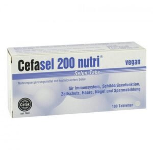 CEFASEL 200 nutri selenium tabs, 120 pcs