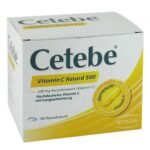CETEBE vitamin C prolonged-release capsules 500 mg, 180 pcs