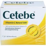 CETEBE Vitamin C Retard Capsules, 180 Capsules,CETEBE Vitamin C Retardkapseln, 180 Kapseln