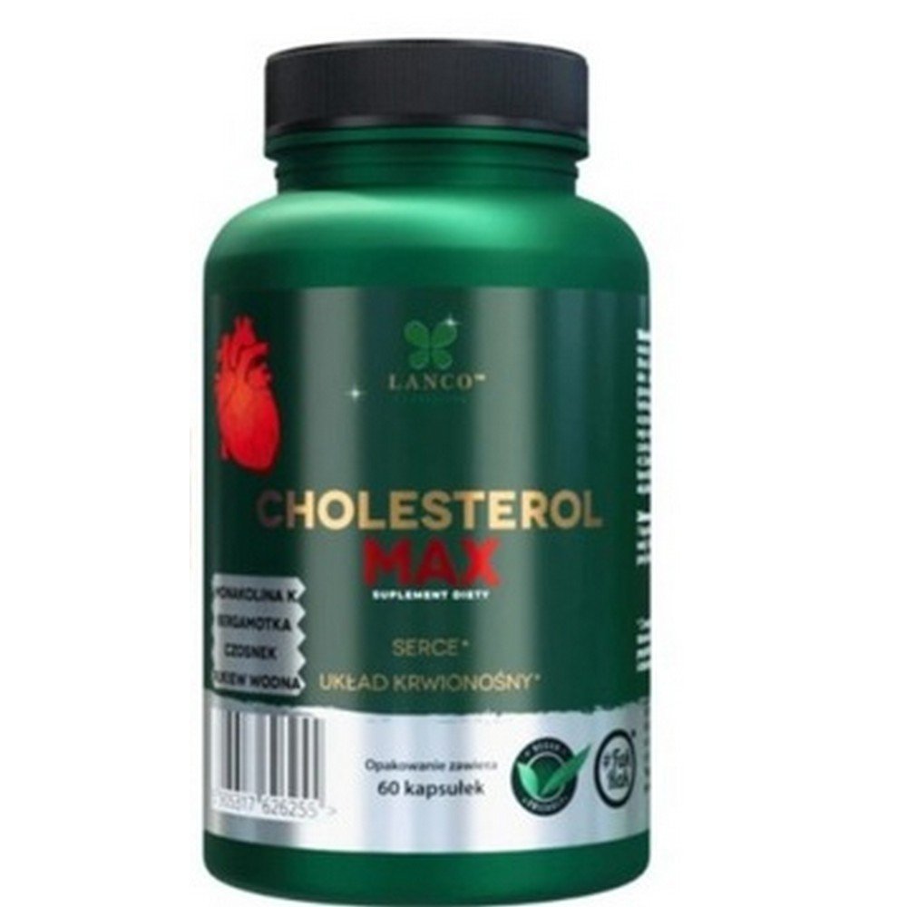 Lanco Nutritions, CHOLESTEROL MAX 60 CAPSULES, CHOLESTEROL MAX 60 KAPSUŁEK