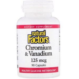 Chromium and Vanadium 125mcg, 90, Хром и Ванадий 125мкг
