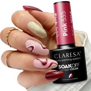 Claresa uv/led hybrid varnish Pink 535, 5ml