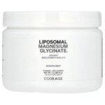 Codeage, Liposomal Magnesium Glycinate Powder, Unflavored, 3 oz (85.2 g),Codeage, липосомальный глицинат магния в порошке, без вкусовых добавок, 85,2 г (3 унции)