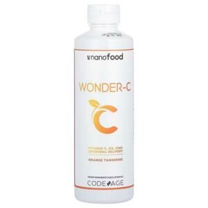 Codeage, Nanofood, Wonder-C, Nano-Food, Vitamin C, Orange-Mandarin, 450 ml (15.22 fl. oz.),Codeage, Nanofood, Wonder-C, добавка с витамином C, со вкусом апельсина и мандарина, 450 мл (15,22 жидк. унции)