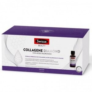 Collagen Diamond, Skin And Nails Supplement 10 Vials Of, 30, Ml,Diament kolagenowy, suplement do skóry i paznokci 10 fiolek, 30, ml,SWISSE