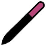 Mont Bleu s.r.o.,Color Glass Nail File C-M,Barevný skleněný pilník na nehty C-M