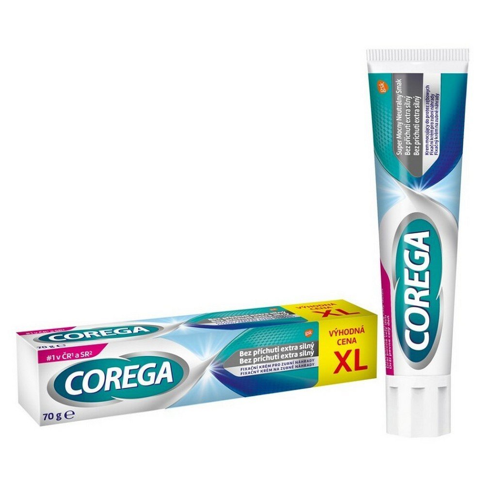 COREGA Extra strong fixation cream without flavor XL 70g