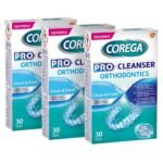 COREGA Pro cleanser orthodontics cleaning tablets for braces 3 x 30 pieces