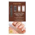 Cuccio,Stainless Steel Nail File File set,Zestaw pilników do paznokci ze stali nierdzewnej