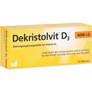 Dekristolvit D3 4000 IU Tablets Pack of 30,Dekristolvit D3 4000 I.E. Tabletten, 30 Stück