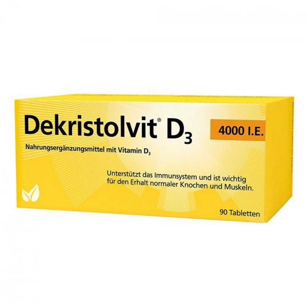 DEKRISTOLVIT D3 4,000 IU tablets, 90 pcs