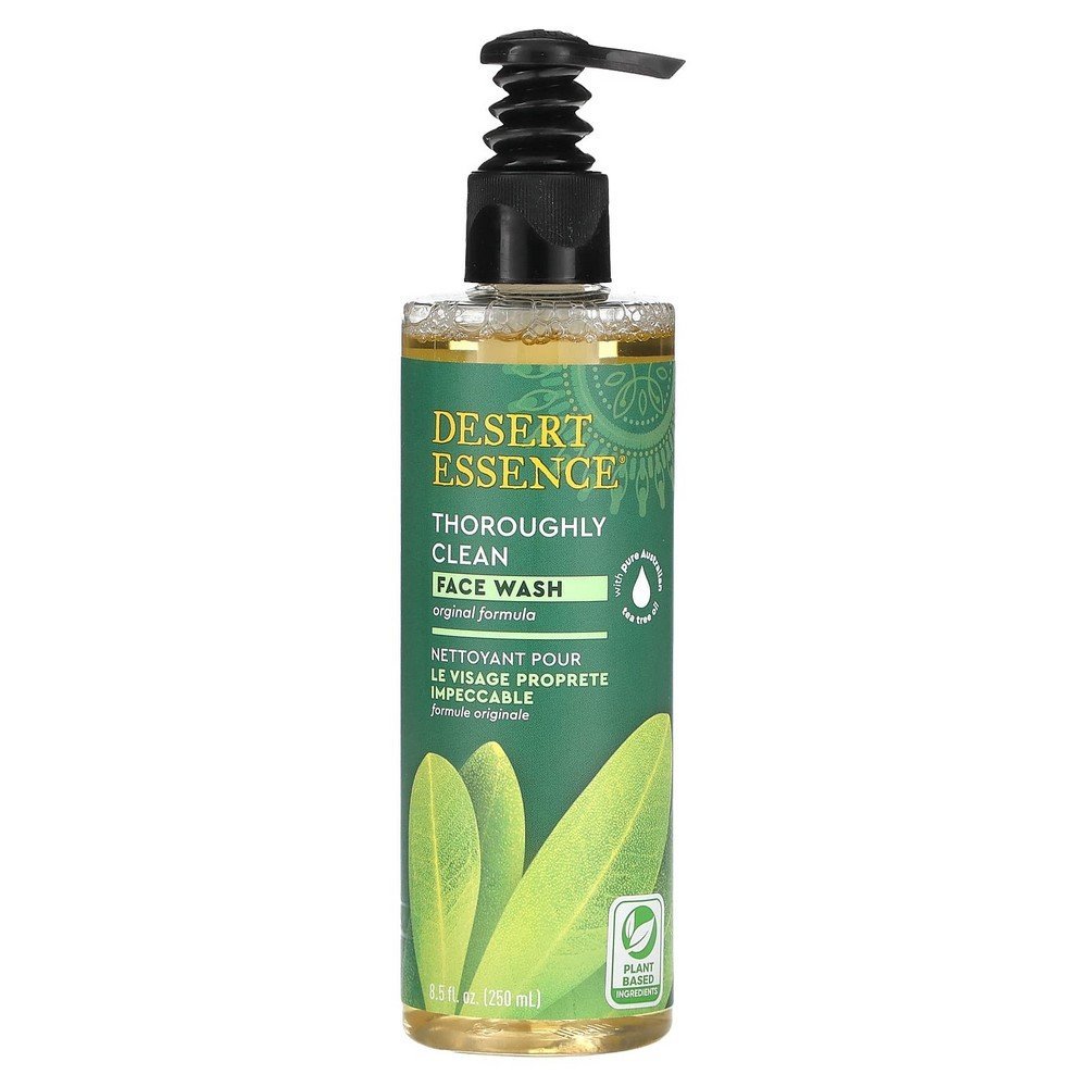 Desert Essence, Thoroughly Clean Face Wash, Original, 8.5 fl oz (250 ml),Desert Essence, Thoroughly Clean Face Wash, gründlicher Gesichtsreiniger, Original, 250 ml (8,5 fl. oz.)