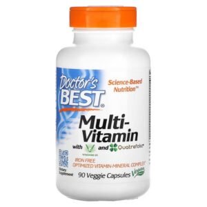 Doctor's Best Multivitamin with Vitashine D3 and Quatrefolic, 90 Veggie Capsules,Doctor's Best, мультивитаминный комплекс с Vitashine D3 и Quatrefolic, 90 растительных капсул