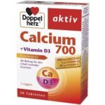 Doppelherz active Calcium 700 + vitamin D3 + vitamin K, 30, Doppelherz active Kалций 700 + витамин D3 + витамин K