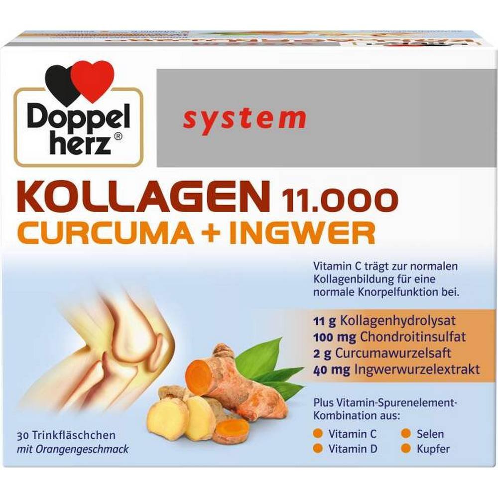 Doppelherz System Collagen, Turmeric, 30, Doppelherz System Колаген, Куркума