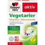 Doppelherz Vegetarian Vitamins + Minerals,
doppelherz-vegetarische-vitamine-mineralien,30 Vegan Tablets, Doppelherz Vegetarische Vitamine + Mineralien,
doppelherz-vegetarische-vitamin-mineralien,30 Vegane Tabletten