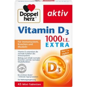Doppelherz Vitamin D 1000 45 tablets,Doppelherz Vitamin D 1000 45 Tabletten