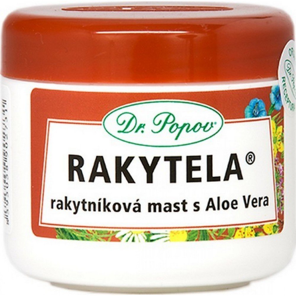 Dr.Popov s.r.o.,Dr. Popov Sea Buckthorn Ointment with Aloe Vera Sea Buckthorn 50 ml,Dr. Popov rakytníková mast s Aloe Vera Rakytela 50 ml