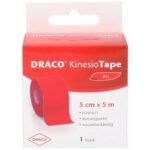 DRACO KINESIOTAPE 5 cmx5 m red, 1 pc