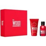 Dsquared2,DsquaRed2 Red Wood Pour Femme set eau de toilette 100ml EDT + body lotion 150ml,DsquaRed2 Red Wood Pour Femme zestaw woda toaletowa 100ml EDT + balsam do ciała 150ml