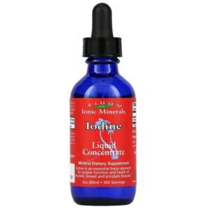 Eidon Ionic Minerals, Iodine, Liquid Concentrate, 2 oz. (60ml),Eidon Ionic Minerals, Jod, Flüssigkonzentrat, 2 oz. (60 ml)