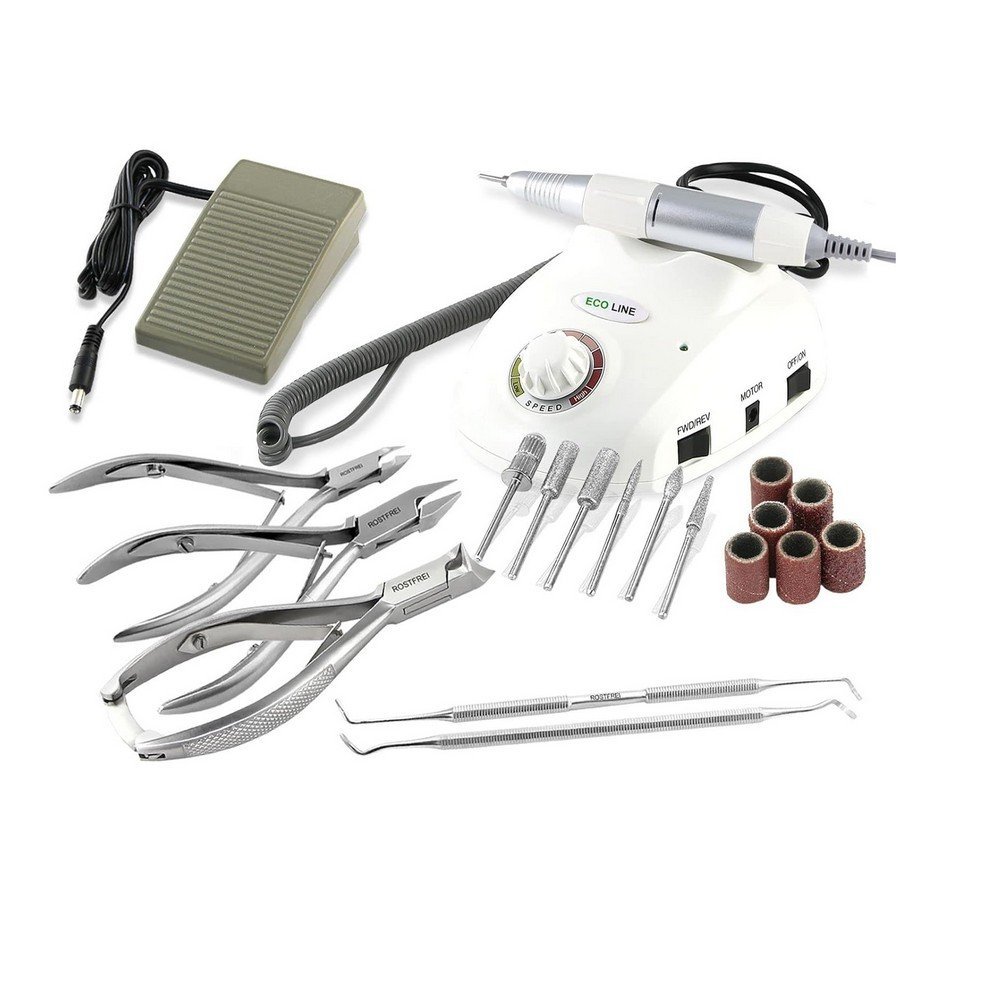 Electric Foot Care Device Cutter Set Pedicure Set , Elektrisches Fußpflegegerät, Fräser-Set, Pediküre-Set
