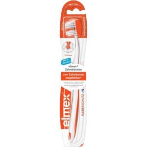 ELMEX Interx caries protection short head toothbrush medium, 1 pcs