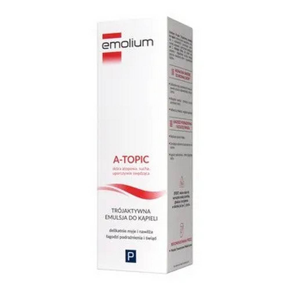 Emolium A-Topic, triple action bath emulsion, 200 ml
