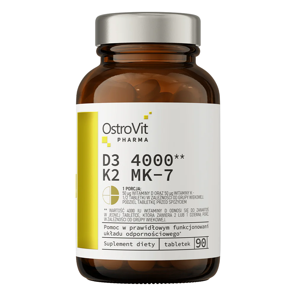 OstroVit,Pharma D3 4000 + K2 ,MK-7 90,Pharma D3 4000 + K2, MK-7 90,