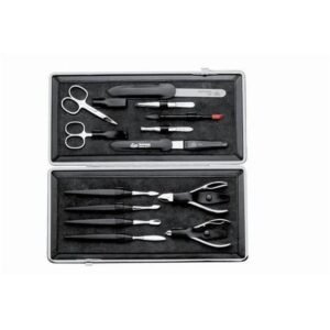 Erbe Imperial case luxury, 13 pieces, black,Erbe Imperial Koffer Luxus, 13-teilig, schwarz
