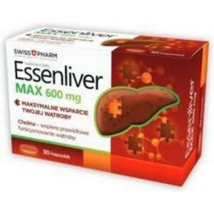ESSENLIVER Max 600mg LIVER SUPPORT 30 capsules