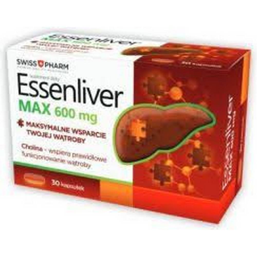ESSENLIVER Max 600mg LIVER SUPPORT 30 capsules