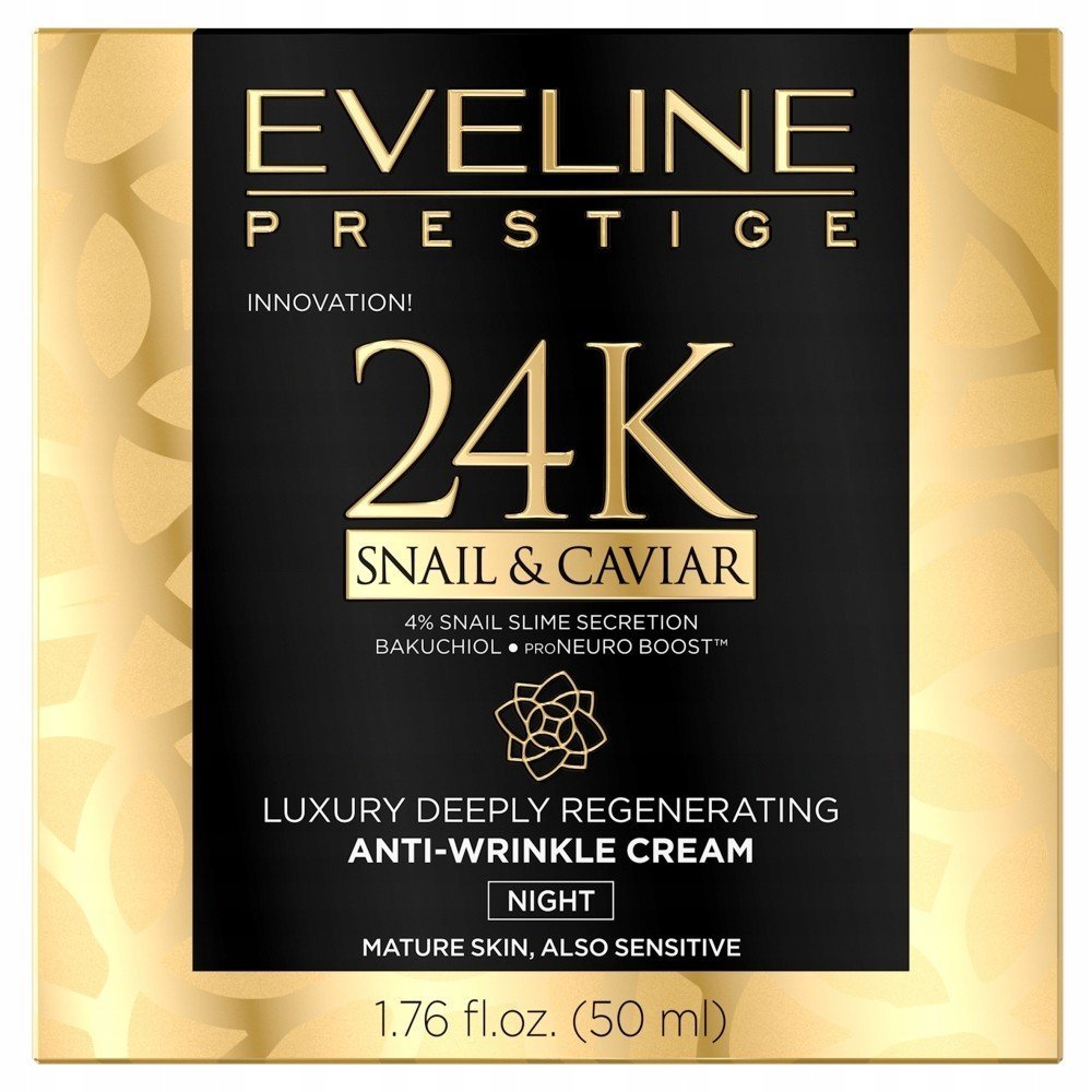 Eveline Cosmetics,Eveline Anti-wrinkle night cream, 50ml,Eveline Przeciwzmarszczkowy krem na noc, 50ml