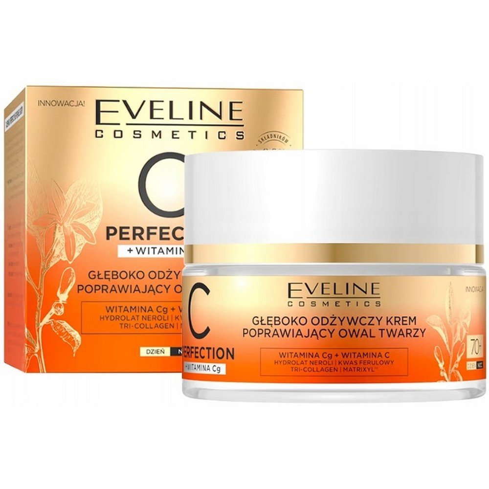 Eveline Cosmetics,EVELINE C-PERFECTION nourishing face cream 70+,EVELINE C-PERFECTION odżywczy krem do twarzy 70+