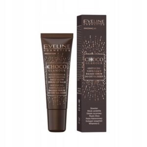Eveline Cosmetics,Eveline Cosmetics Choco Glamor nourishing and moisturizing lip balm-serum,Eveline Cosmetics Choco Glamour odżywczo-nawilżający balsam-serum do ust