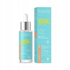 Eveline Cosmetics,Eveline Cosmetics Night Acne Treatment Perfect Skin,Eveline Cosmetics Nocna kuracja na trądzik Idealna skóra